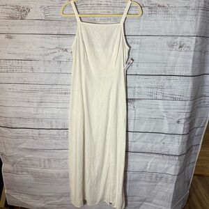 Old Navy Cream Maxi Dress